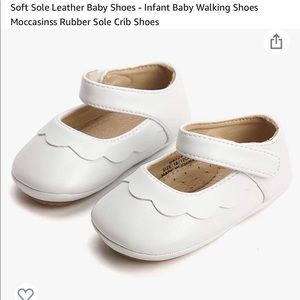 White Baby Shoe